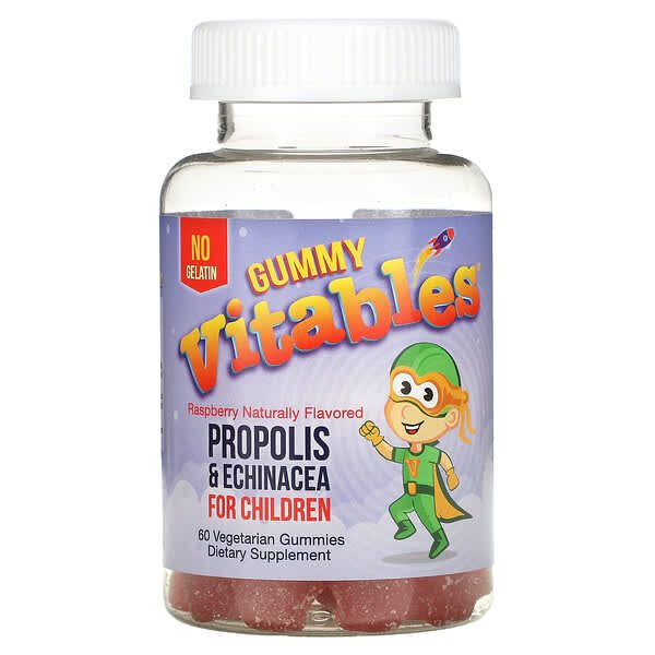 vitables, gommes a la propolis et a l'echinacee pour enfants 60 gum