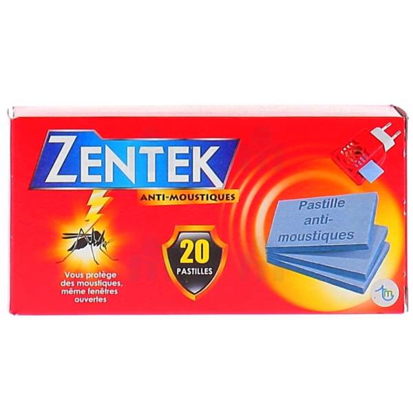 zentek anti moustiques 20 pastilles