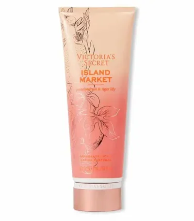 victoria secret island market lotion parfumee corps