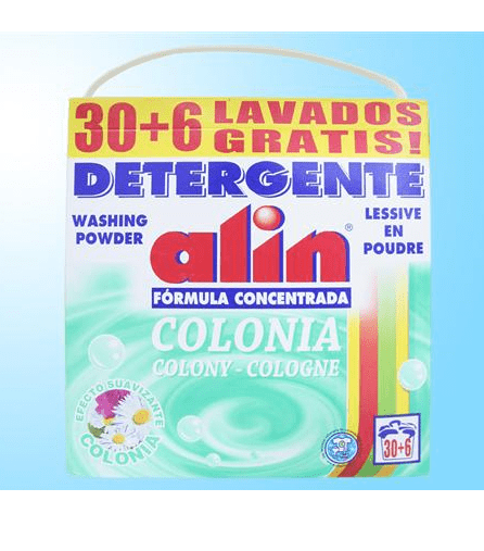 alin colonia detergent en poudre pour machines a laver a linge 36 lavage - 3.420 kg