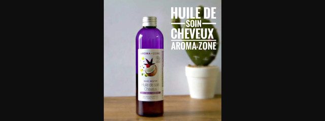 aroma zone huile de soin cheveux bio 250ml