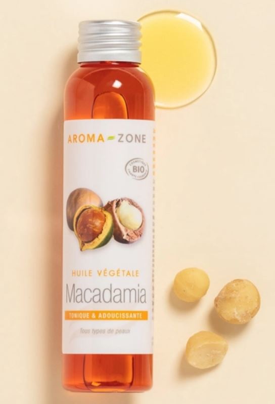 AROMA ZONE HUILE V&Eacute;G&Eacute;TALE MACADAMIA BIO 100 ML