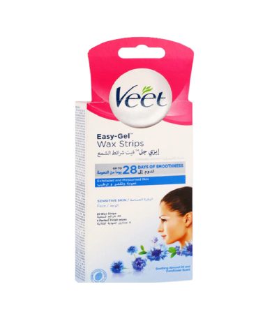 veet - epilateur pour le visage 20 bande de cire