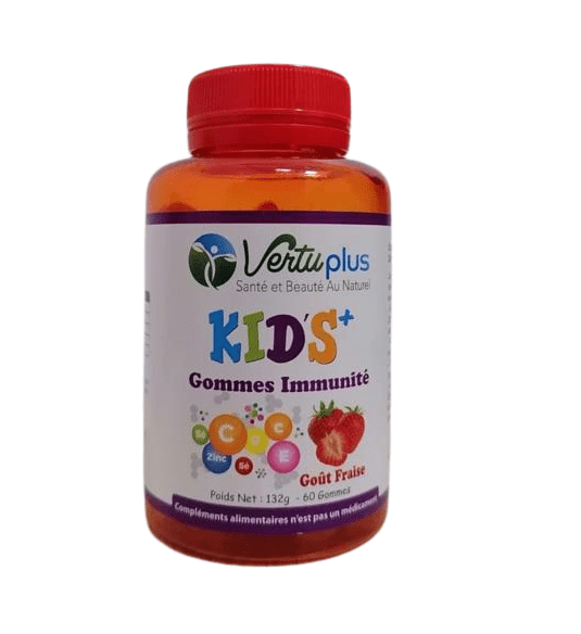 vertuplus kids+ gommes immuite - 60 gm