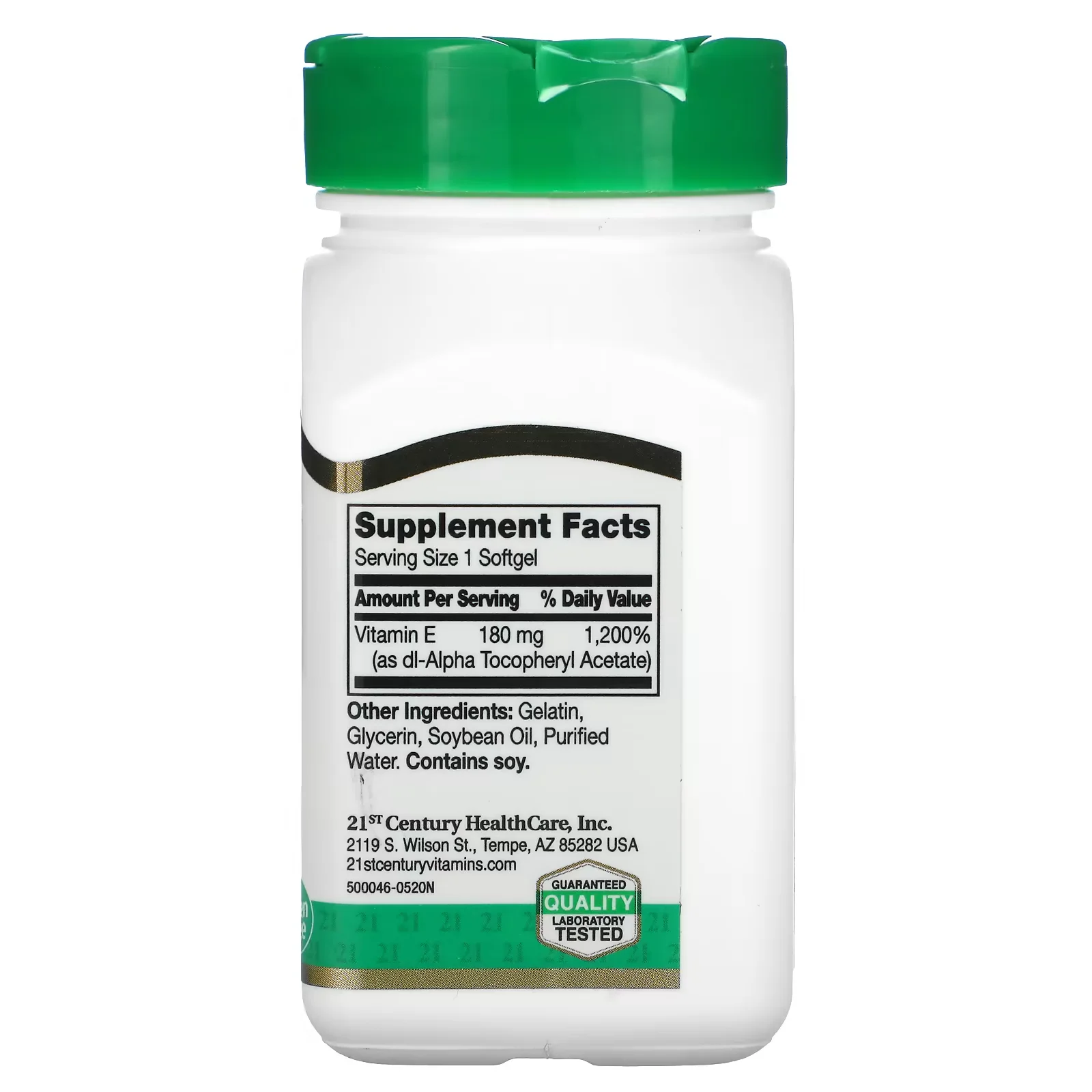 21ST CENTURY VITAMINE E 180 MG 110 CAPSULES