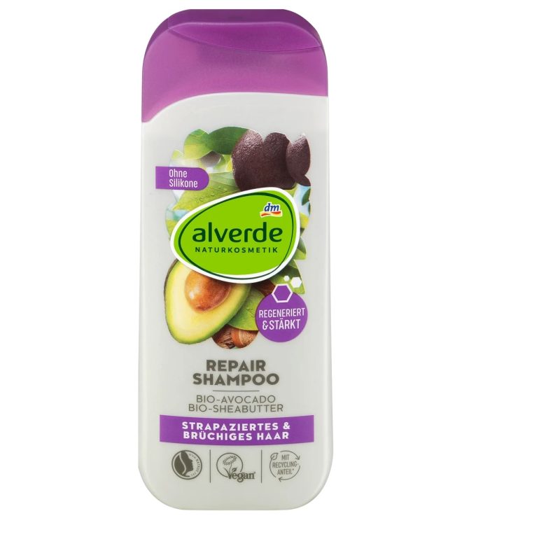 alverde shampoo repair avocat & br karite 200ml