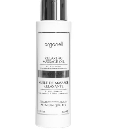 arganell huile de massage relaxante lavande & camomille ble 200 ml