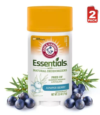 arm & hammer natural deodorant essentials deodorant clean juniper berry 71g