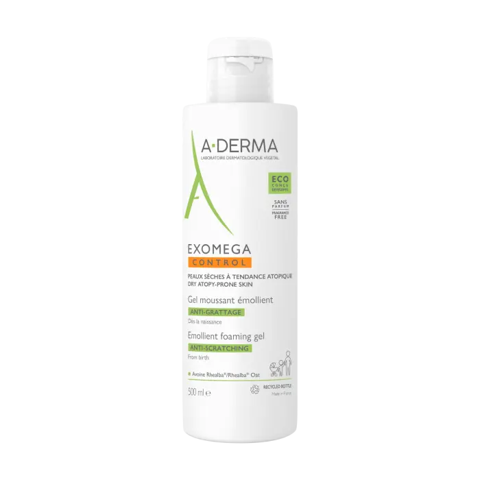 a derma exomega control gel moussant emollient 500 ml