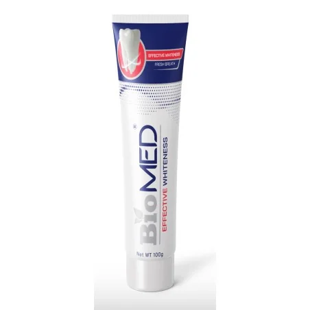 biomed dentifrice effective whiteness 100 g