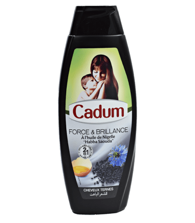 cadum shampooing force & brillance a l'huile de nigelle 650ml