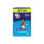 dodot bebe seco - couches absorbante taille 4 (9-14kg) - 58 couches
