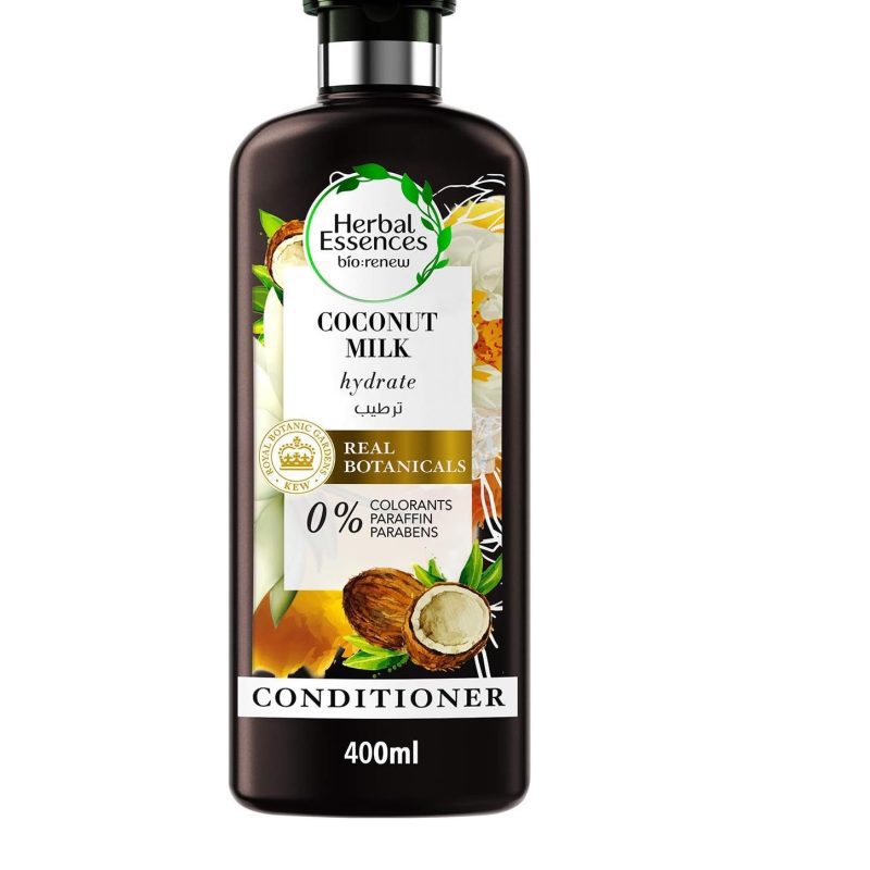 herbal essences bio renew hydrate coconut milk conditioner - 400 ml