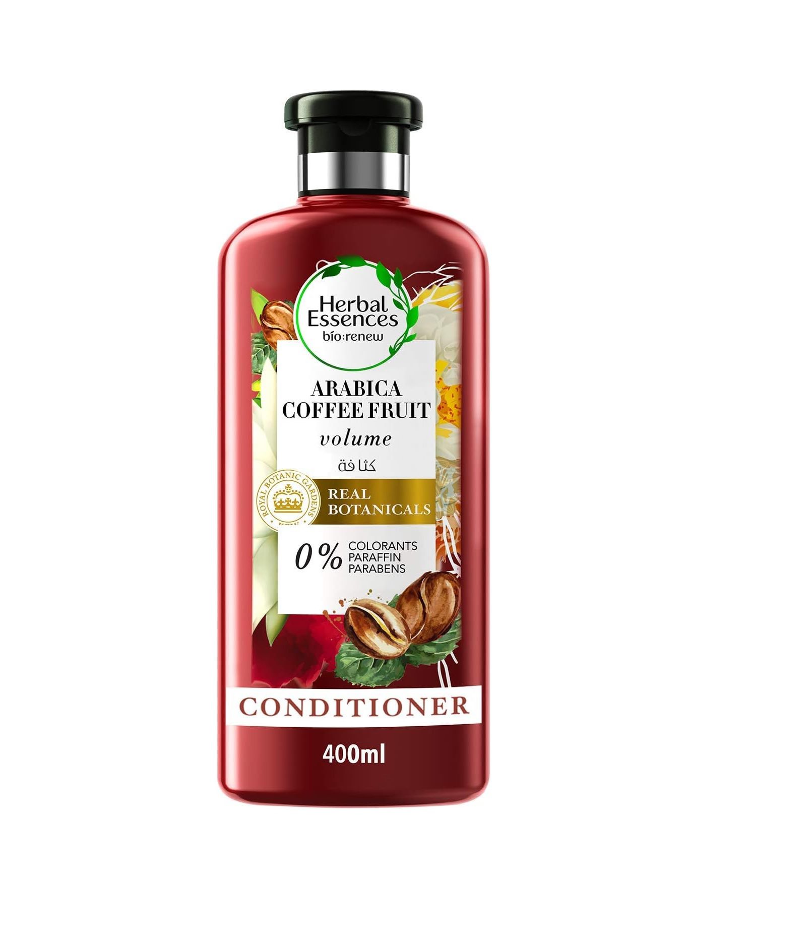 HERBAL ESSENCES BIO RENEW VOLUME ARABICA COFFEE FRUIT CONDITIONER 400ML