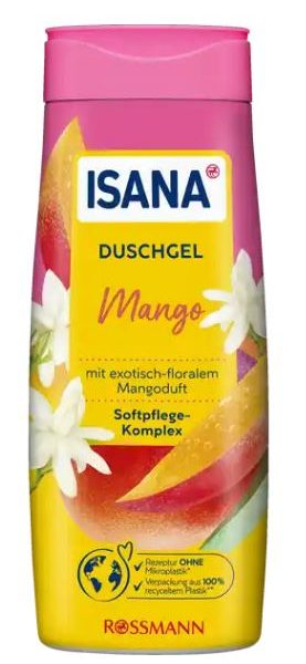 isana gel douche mango 300 ml