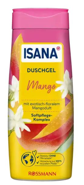 isana gel douche mango 300 ml