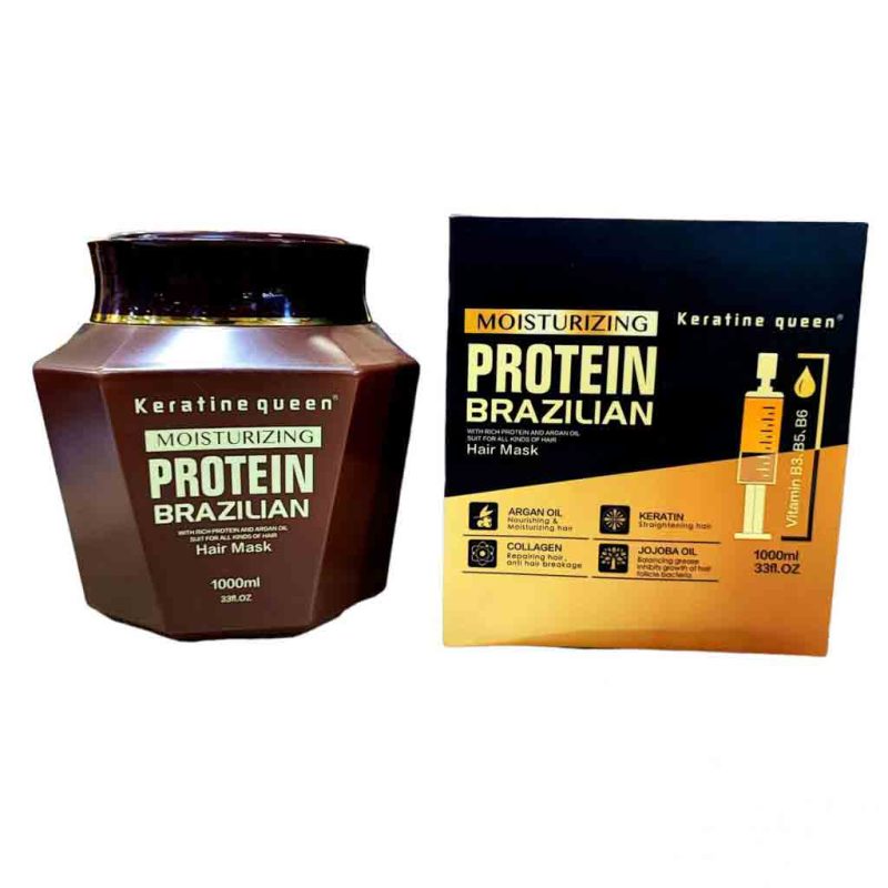 keratine queen protein brezilien - masque capillaire bresilien hydratant aux proteines1000 ml (1)