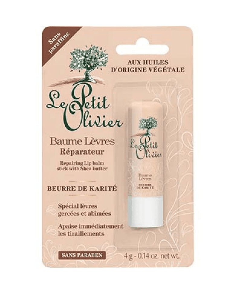 le petit olivier stick baume a levres au beurre de karite - 4 g LE PETIT OLIVIER STICK BAUME À LÈVRES AU BEURRE DE KARITÉ – 4 G