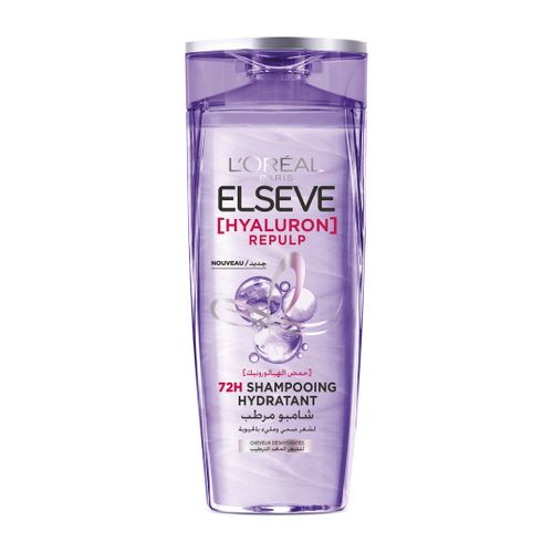 l'oreal elseve hyaluron repulp - shampooing hydratant 72h - 400 ml