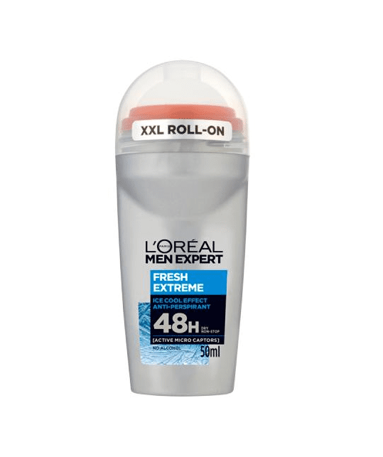 L&rsquo;OREAL MEN EXPERT FRESH EXTREME 48H ROLL ON ANTI-PERSPIRANT DEODORANT 50ML