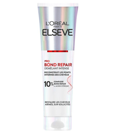 l’oreal paris – apres-shampooing reparateur sos pour cheveux abimes & sur-sollicites – complexe a l’acide citrique – protocole de soin capillaire – elseve pro bond repair – 150ml