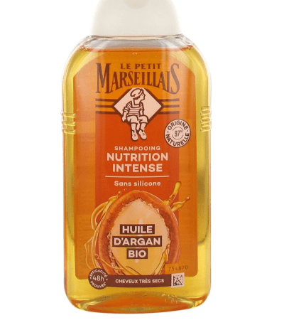 le petit marseillais shampooing nourrissant intense a l'huile d'argan bio 250 ml