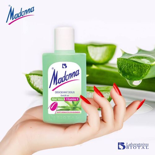madona dissolvant doux enrichi en aloe vera & vitamine e 65ml