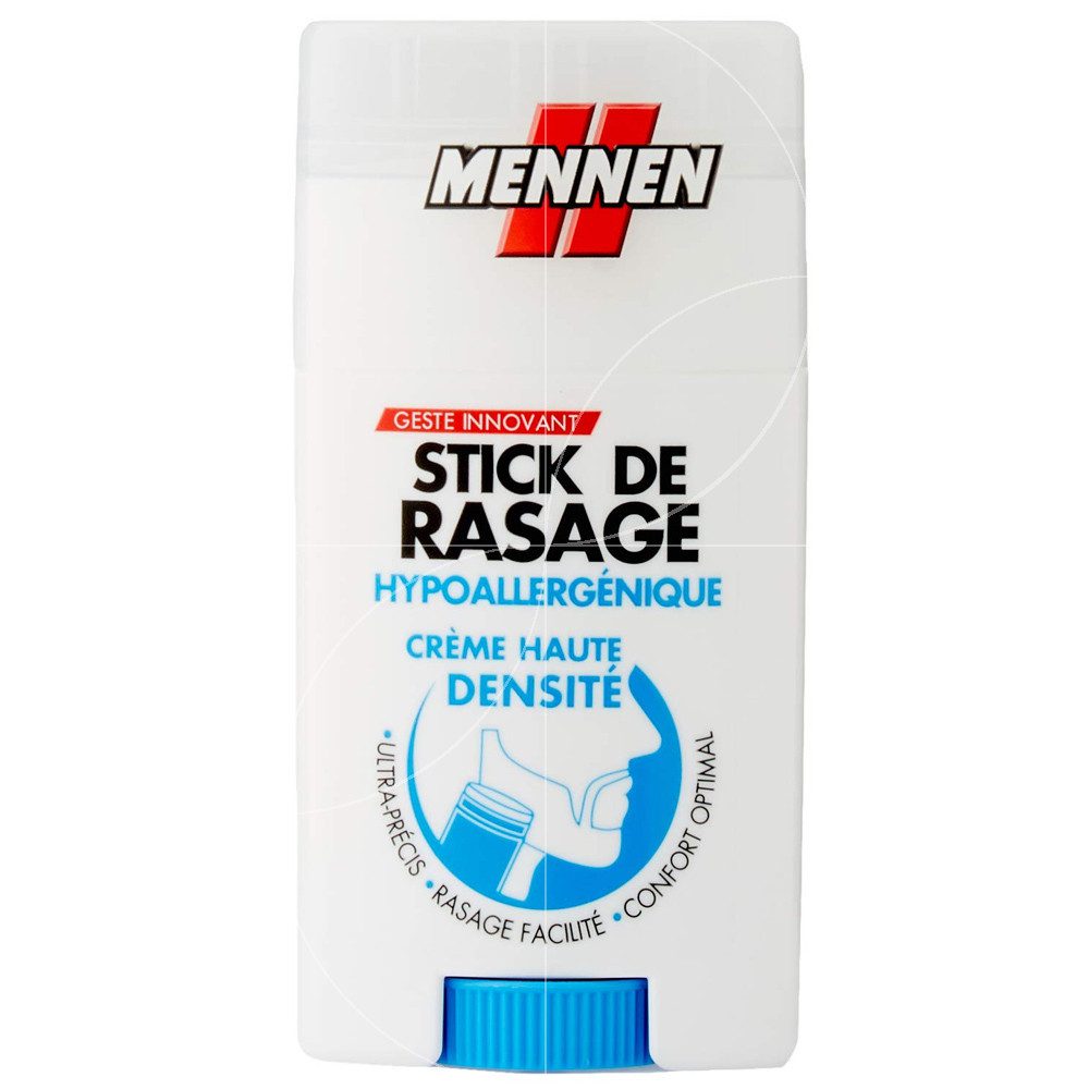 MENNEN – STICK &Agrave; RASER 2 EN 1 – PEAUX SENSIBLES – HYPOLLERGENIQUE 50ML