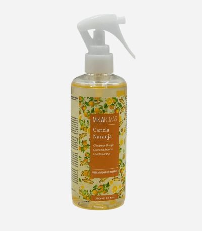 mikaromas desodorisant spray room d'ambiance canelle orange 250ml