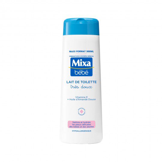 mixa bebe lait de toilette tres doux - 300ml