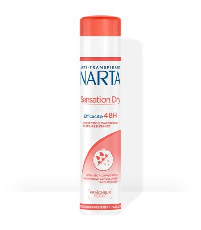 narta deodorant spray natra invisibles dry sensation 270 ml