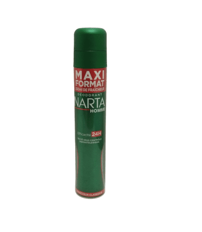 narta deodorant spray pour homme maxi format 250ml