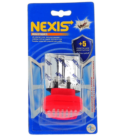 nexis diffuseur electrique anti-moustiques avec 5 pastilles