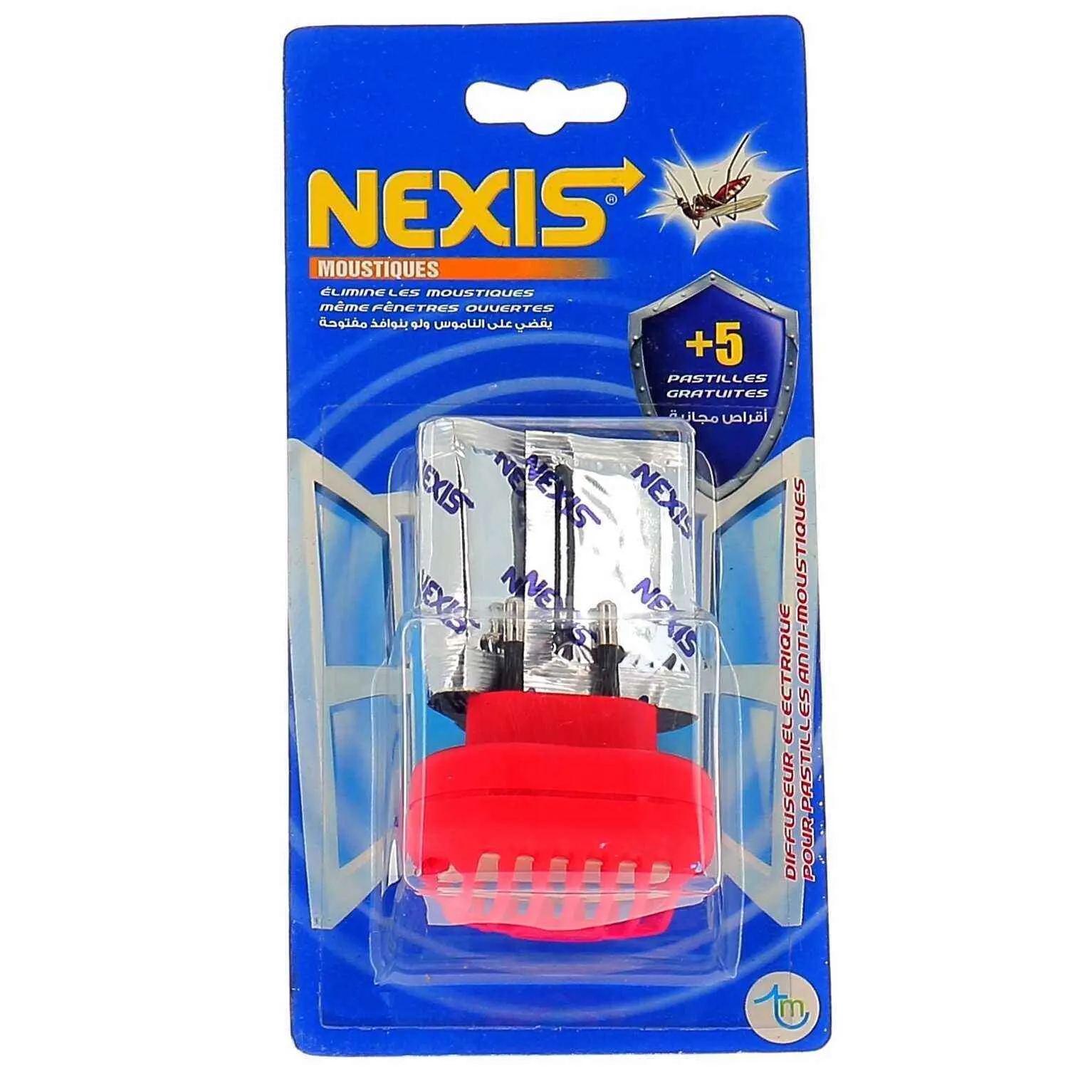 NEXIS DIFFUSEUR &Eacute;LECTRIQUE ANTI-MOUSTIQUES AVEC 5 PASTILLES