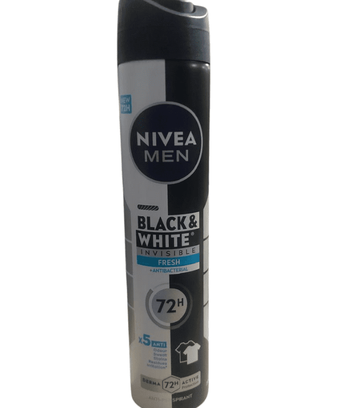 nivea men black & white invisible fresh - 72 h - 200 ml
