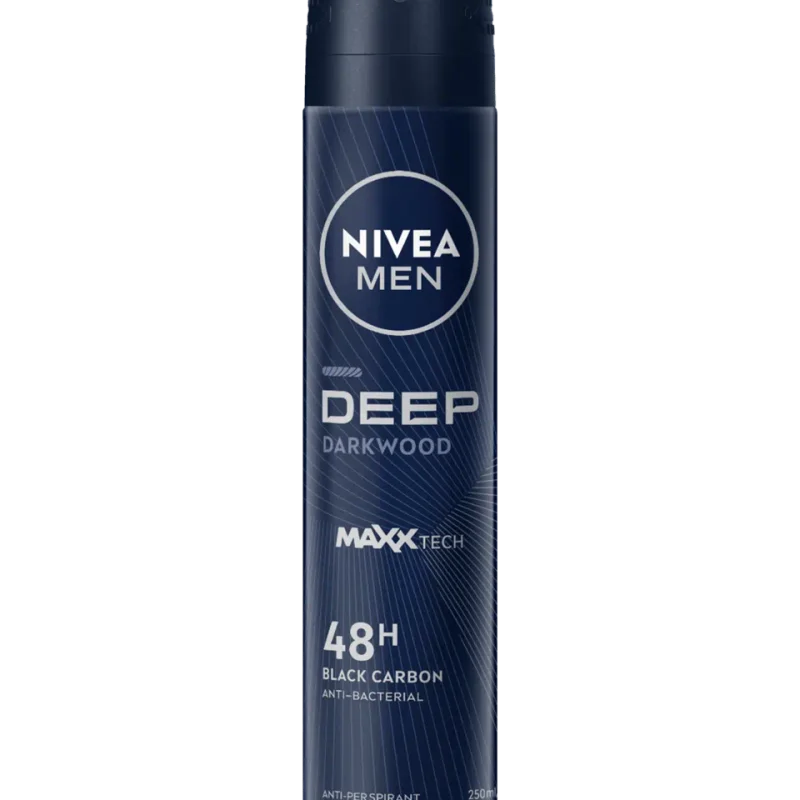 nivea men deep darkwood anti-perspirant aerosol deodorant