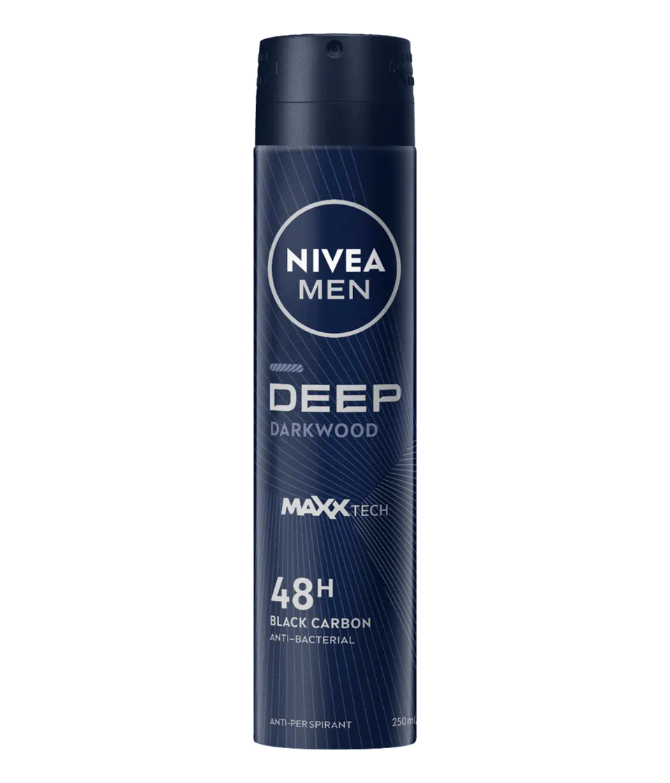 NIVEA MEN DEEP DARKWOOD ANTI-PERSPIRANT AEROSOL DEODORANT