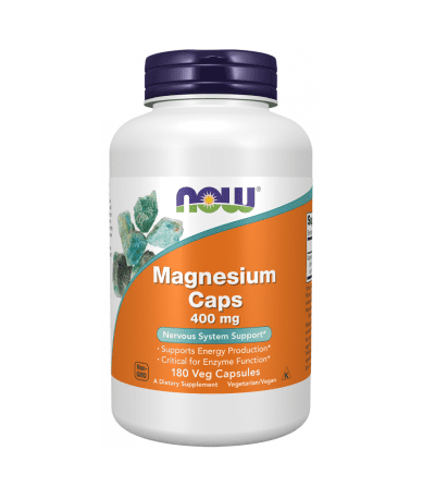 now foods capsules de magnesium 400mg 180 casules