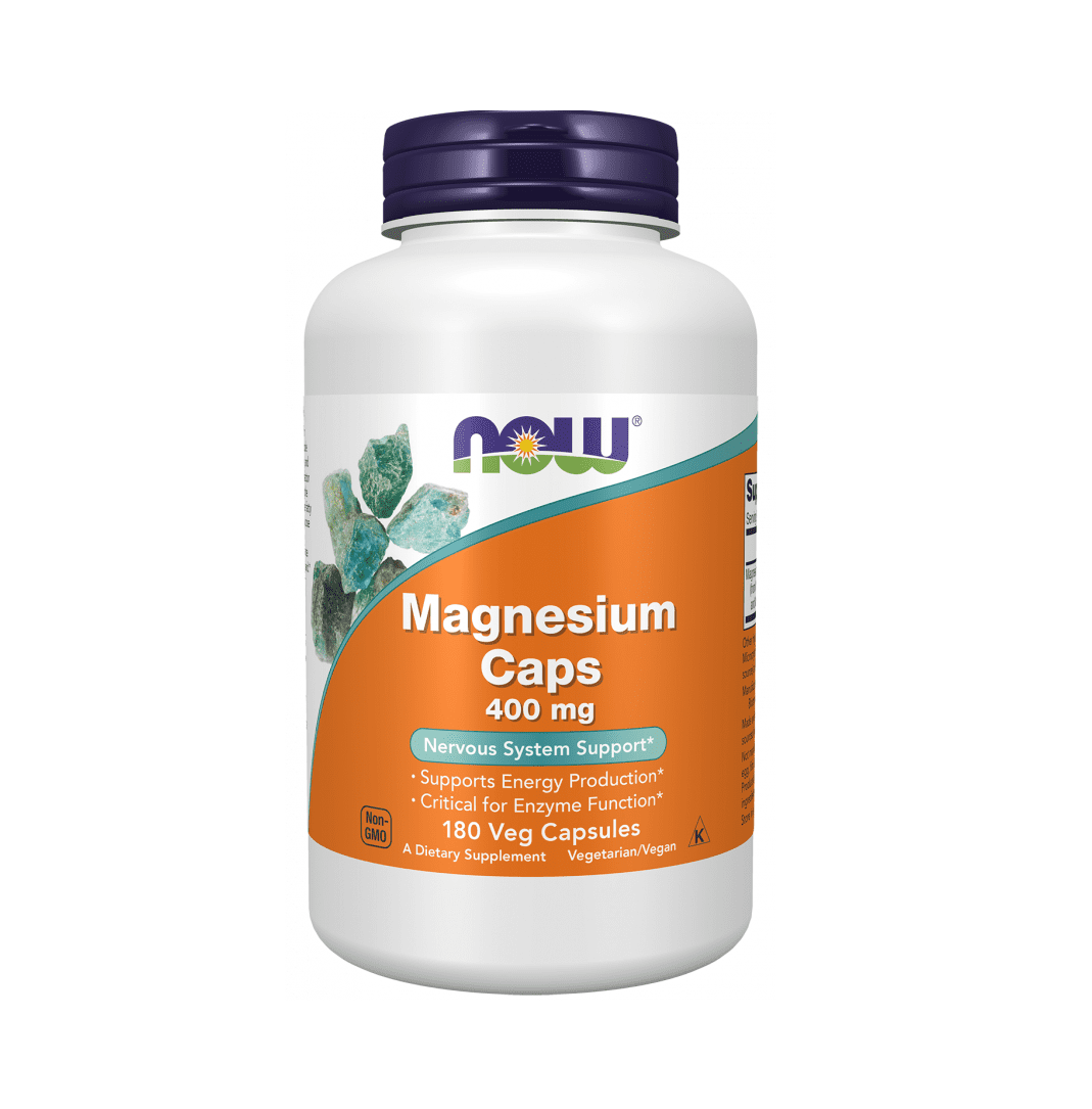 Now Foods Magnesium 400mg 180 Capsules &mdash; Energie et Detente