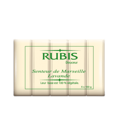 rubis – 5 x 100 gr savon de marseille (eco-pack)