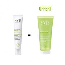 svr pack sebiaclear duo ecran spf50 + gel moussant 50ml