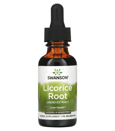 swanson, extrait liquide de racine de reglisse, 29,6 ml 
