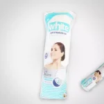 tampons demaquillants ronds en coton blanc 80 pieces