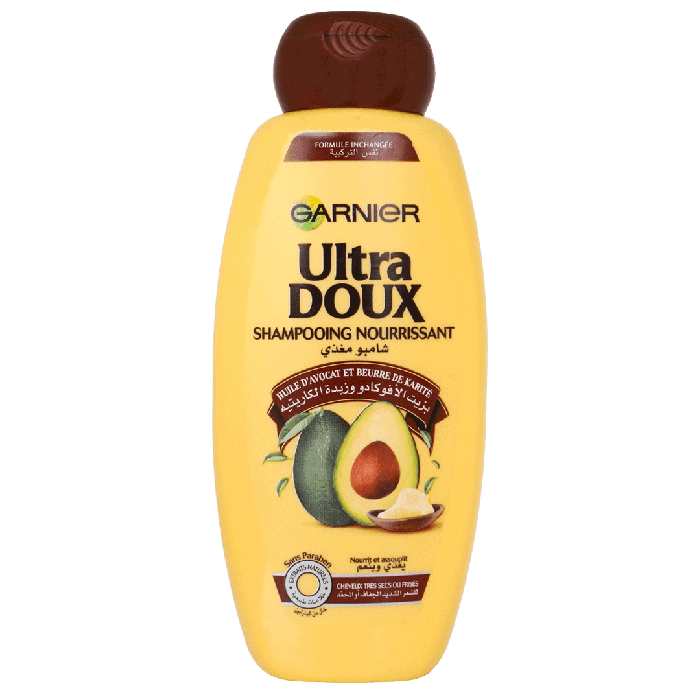 ultra doux - shampooing a l'huile d'avocat et beurre de karite - 400ml