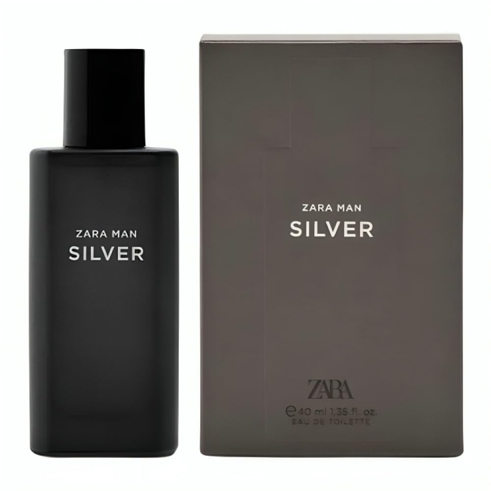 Zara Man Silver Parfum 40ml &mdash; Fragrance Fraiche Masculine