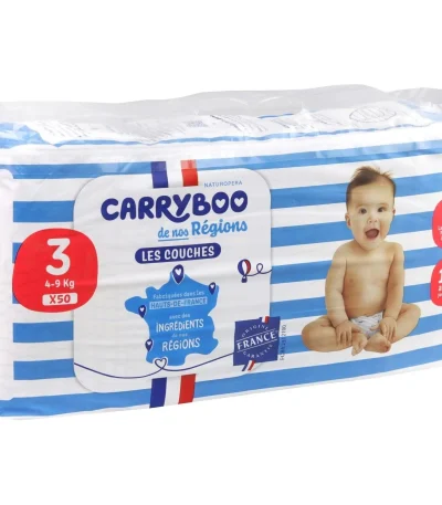 carryboo couches taille 3 ( 4-9 kg ) 50 u