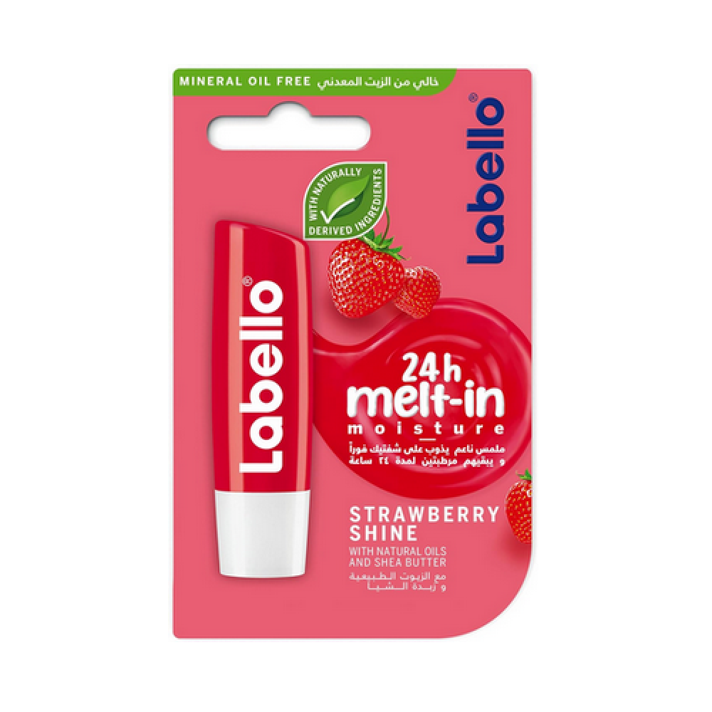 LABELLO BAUME &Agrave; L&Egrave;VRES BRILLANT &Agrave; LA FRAISE  – 4 -8 G