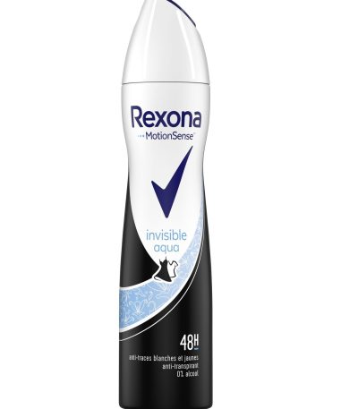 rexona motionsense deodorant spray anti-transpirant invisible aqua - femme - 200ml