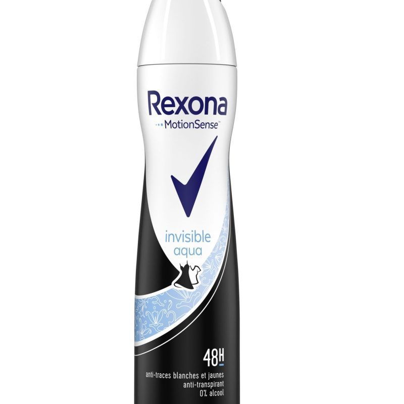 rexona motionsense deodorant spray anti-transpirant invisible aqua - femme - 200ml