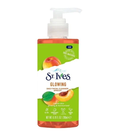 st. ives - nettoyant visage quotidien glowing abricot 200 g